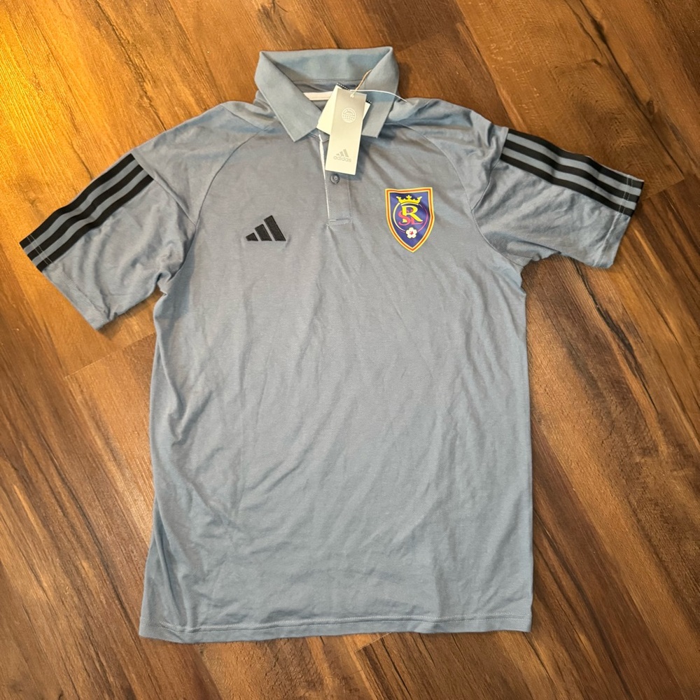 Adidas Real Salt Lake 2023 On-Field Training Polo Medium